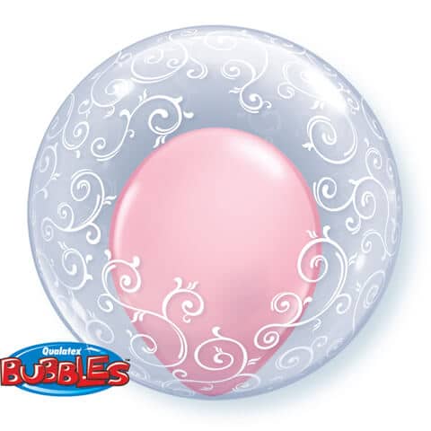 24" / 61cm Deco Bubble Fancy Filigree Qualatex #13693