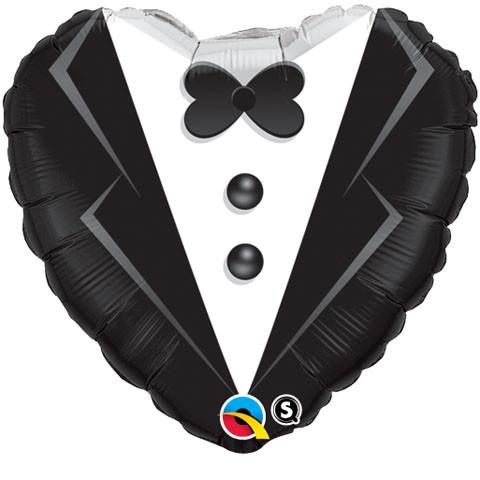 18" / 46cm Wedding Tuxedo Qualatex #15784