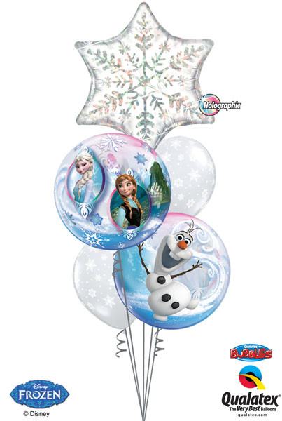Bukiet 107# - 22" / 56cm Disney Frozen Qualatex #20263, 32688 _2, 40800_2
