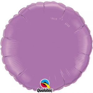 18″ / 46cm Solid Colour Round Spring Lilac Qualatex #12911