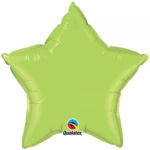 20 ″ / 51cm Solid Color Star Lime Green Qualatex # 76231