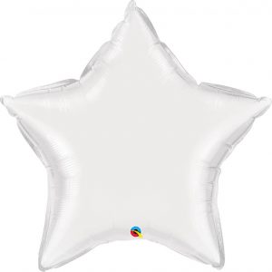 36″ / 91cm Solid Colour Star White Qualatex #12348