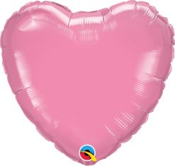 18" / 46cm Solid Colour Heart Rose Qualatex #12891
