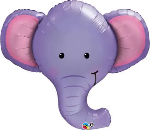 39" / 99cm Ellie The Elephant Qualatex #16136