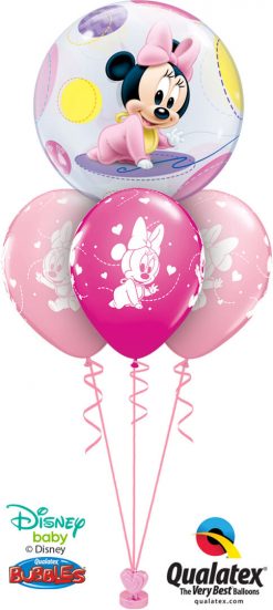 Bukiet 373 Baby Minnie Bubble Qualatex #16430 42843-3