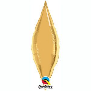 27" / 69cm Taper Metallic Gold Qualatex #17133
