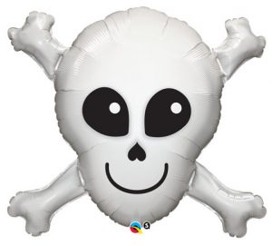 32" / 81cm Happy Skull Qualatex #17623