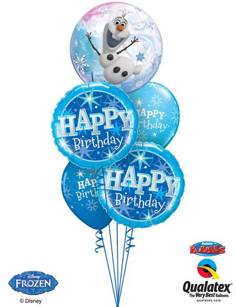 Bukiet 64 Disney Frozen Qualatex #32688-1 37919-2 38858-2