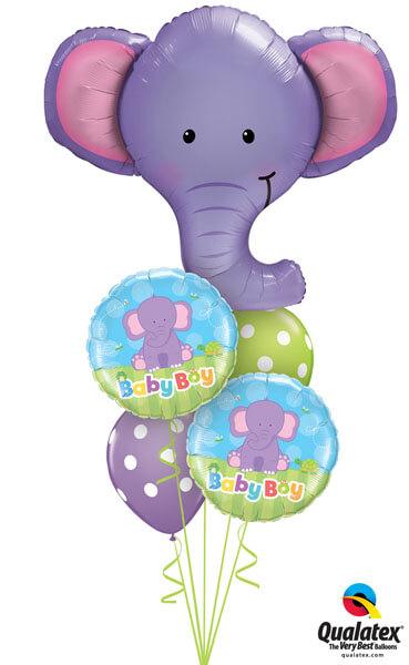 Bukiet 177 Ellie The Elephant Qualatex #16136 13916-2 14248-2