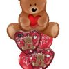 Bukiet 8 Teddy Bear Love Qualatex #16453 41318-2 41320-2 37504