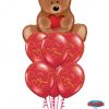 Bukiet 9 Teddy Bear Love Qualatex #16453 40862-6