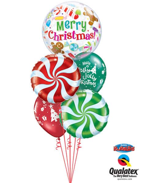 Bukiet 475 Christmas Candies & Treats Qualatex #43434 64329 64333 44781-2