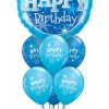 Bukiet 335 Birthday Blue Sparkle #43216 17936-6