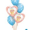 Bukiet 309 Forever Friends - Birthday Bear Boy Qualatex #45353-2 41186-3