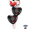 Bukiet 148 Valentine"s Kisses & Hearts Qualatex #27539 21831-2