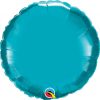 18″ / 46cm Solid Colour Round Turquoise Qualatex #30749