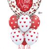 Bukiet 717 Glittering Hearts Valentine Deluxe #34813 76928-6