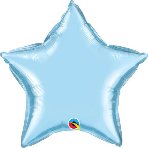 20″ / 51cm Solid Colour Star Pearl Light Blue Qualatex #54802