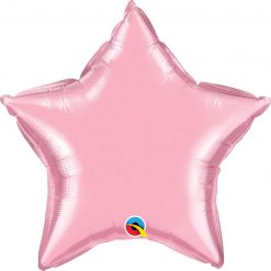 20" / 51cm Solid Colour Star Pearl Pink Qualatex #28360