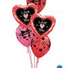 Bukiet 707 Disney Mickey & Minnie Silhouette Kiss #54850-2 23187-3