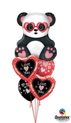 Bukiet 670 "Love You" Panda Bear #54882 54850-2 55247-2