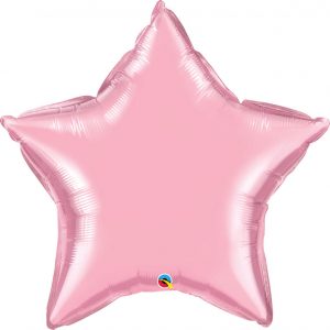 36″ / 91cm Solid Colour Star Pearl Pink Qualatex #74631