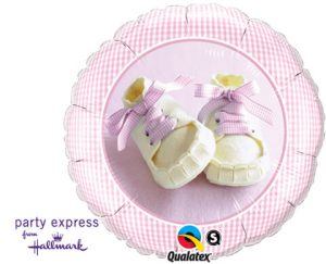 18" / 46cm Baby Girl Shoes Qualatex #81832