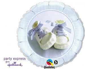 18" / 46cm Baby Boy Shoes Qualatex #81835