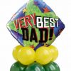 Bukiet 389 Very Best Dad Stars Qualatex #40549 43567-8