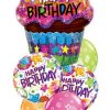 Bukiet 32 Birthday Dazzling Cupcake Qualatex #16085 41438-2 87291-3