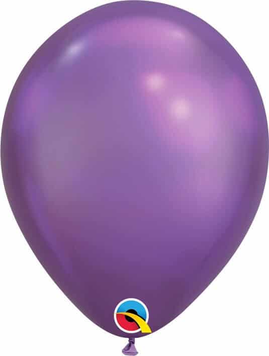 11 28cm Chrome Purple Qualatex #58274-1