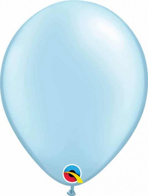 11 28cm Pearl Light Blue Qualatex #43777-1