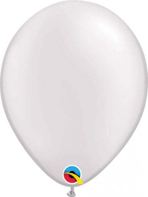 11 28cm Pearl White Qualatex #43788-1