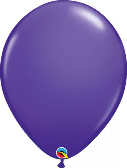 11" / 28cm 6szt Round Purple Violet Qualatex #47356