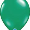 11 28cm Tranparent Emerald Green Qualatex #43744-1