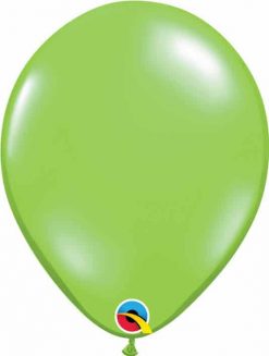 11 28cm Tranparent Jewel Lime Qualatex #78194-1