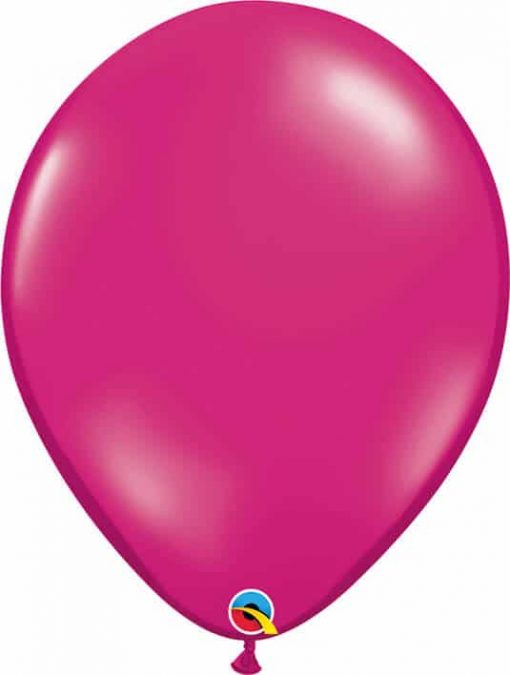 16 41cm Transparent Jewel Magenta Qualatex #99325-1