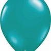 16 41cm Transparent Jewel Teal Qualatex #43872-1