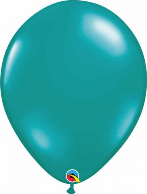 16 41cm Transparent Jewel Teal Qualatex #43872-1