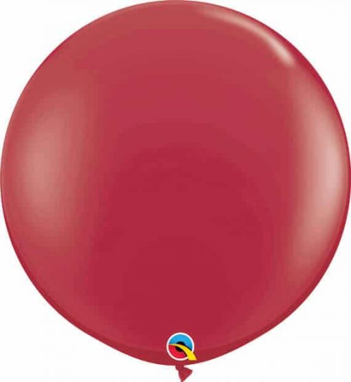 3' 91cm Fashion Maroon Qualatex #57134-1