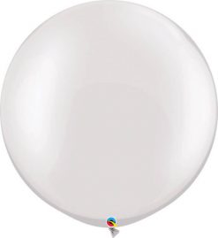 30 76cm Pearl White Qualatex #39946