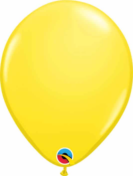 11" / 28cm Standard Yellow Qualatex #43804-1