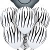 Bukiet 733 Zany Zebra Stripes Qualatex #16166 37044-6