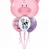 Bukiet 722 Funny Pink Pig Qualatex #16202 76477