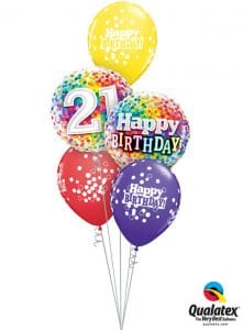 Bukiet 743 Fun to Be Twenty-One Qualatex #49496 49508 52975-3