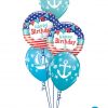 Bukiet 771 Anchors Away Birthday Qualatex #49178-2 44796-3