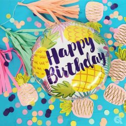 18″ / 46cm Birthday Pineapples Qualatex #57268