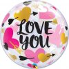 22″ / 56cm Love You Hearts & Arrows Qualatex #78457