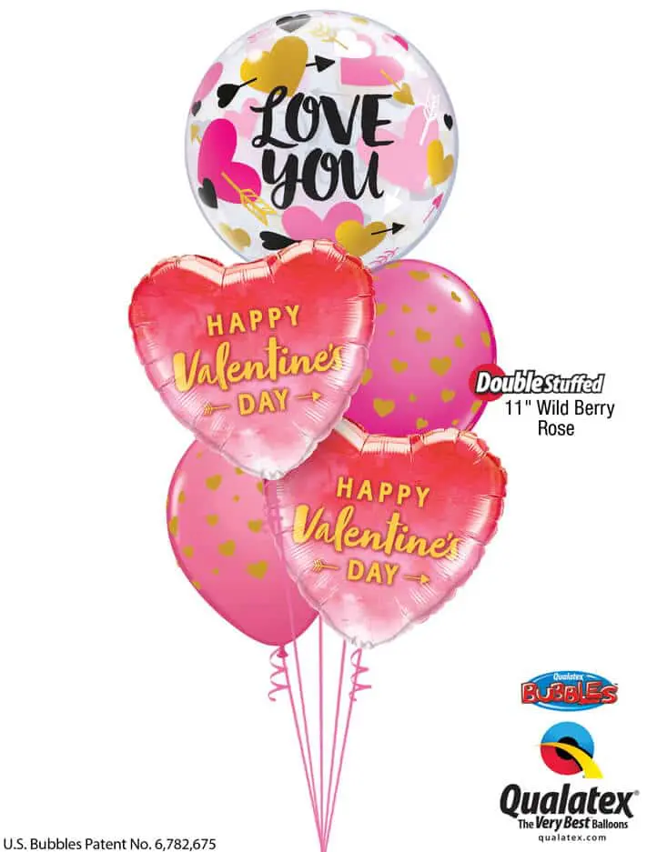 Bukiet 778 Cupid's Arrows Qualatex #78457 78539-2 85706-2 43791-1 25572-1