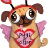 36″ / 91cm Pugs & Kisses Qualatex #78533